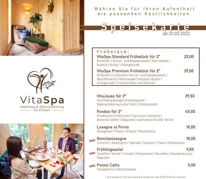 Chalet Vitaspa - Whirlpool & Sauna Privatspa Pegnitz Exterior photo